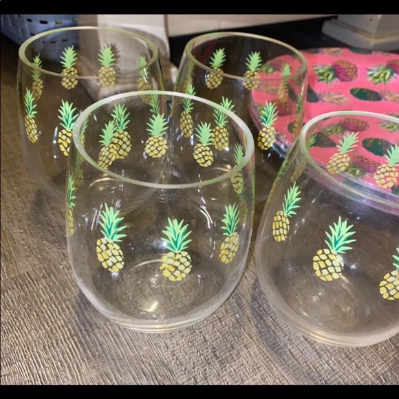 Pineapple plate and cup set - Picture 2 of 2